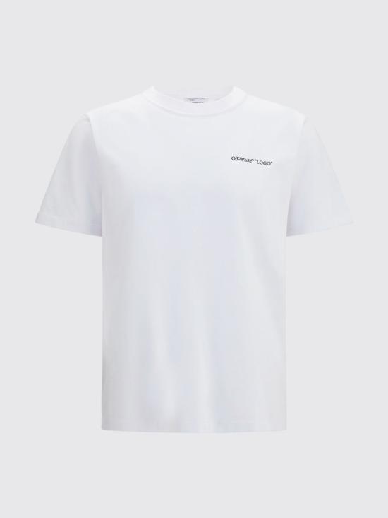 26FW 오프화이트 반팔 티셔츠 OMAA16MF26JER00L10 100 White - OFF WHITE