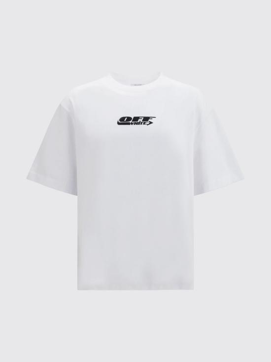 26FW 오프화이트 반팔 티셔츠 OMAA120F26JER00C10 100 White - OFF WHITE