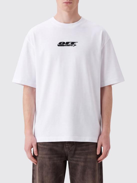 26FW 오프화이트 반팔 티셔츠 OMAA120F26JER00C10 100 White