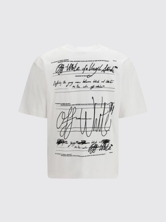 26FW 오프화이트 반팔 티셔츠 OMAA120F26JER00H10 100 White - OFF WHITE