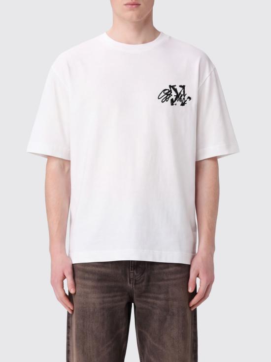 26FW 오프화이트 반팔 티셔츠 OMAA120F26JER00H10 100 White