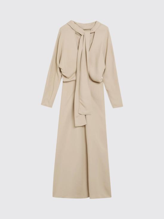 26FW 토템 롱 원피스 264WRD0376FB0414 125 Natural - TOTEME