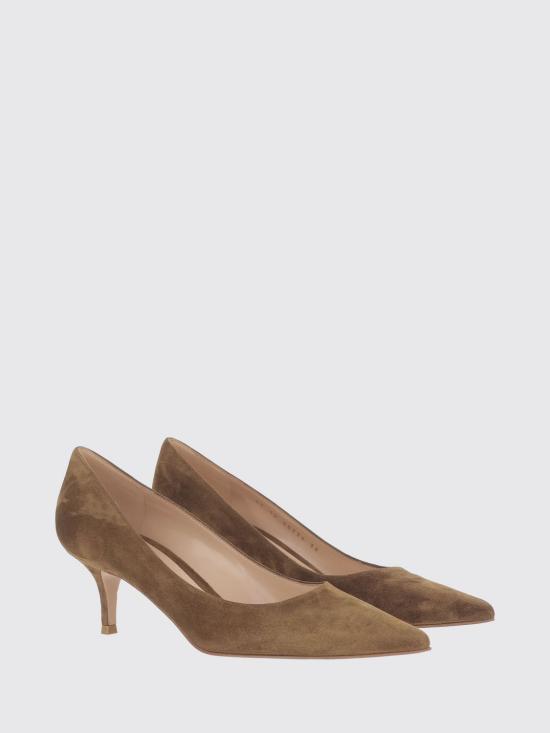 26FW 지안비토로시 힐/펌프스 G2033655RICCAM TEXA Brown - GIANVITO ROSSI