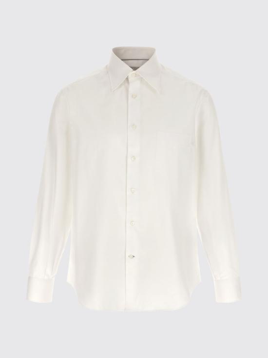 26FW 브루넬로 쿠치넬리 셔츠 MBUC40621 C159 White - BRUNELLO CUCINELLI
