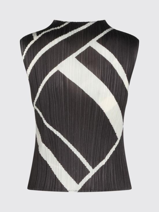26FW 플리츠플리즈 민소매 티셔츠 PP68JK681 17 Black - PLEATS PLEASE