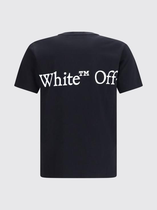 26FW 오프화이트 반팔 티셔츠 OMAA16MF26JER00G00 001 Black - OFF WHITE