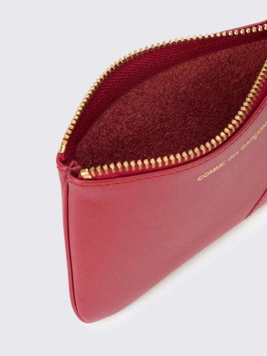 26FW 꼼데가르송 클래식 레더 라인 파우치 SA8100 7 Red - COMME DES GARCONS