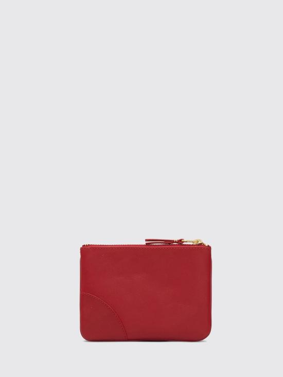 26FW 꼼데가르송 클래식 레더 라인 파우치 SA8100 7 Red - COMME DES GARCONS