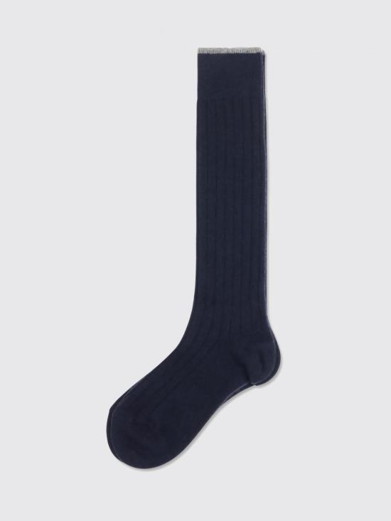 26FW 브루넬로 쿠치넬리 양말 MCS42741 CW425 Navy