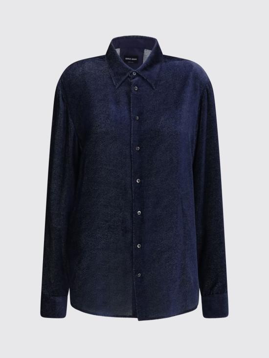 26FW 조르지오 아르마니 셔츠 GM004664TE23913 MB031 Blue - GIORGIO ARMANI