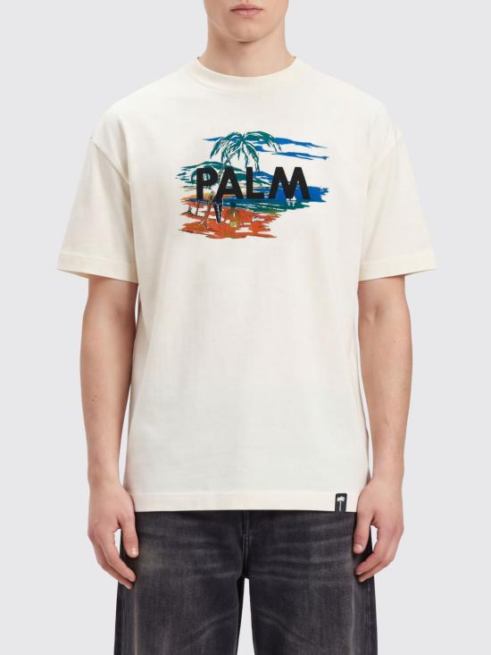 26FW 팜앤젤스 반팔 티셔츠 PAMAA001JR004 0384 Multicolor