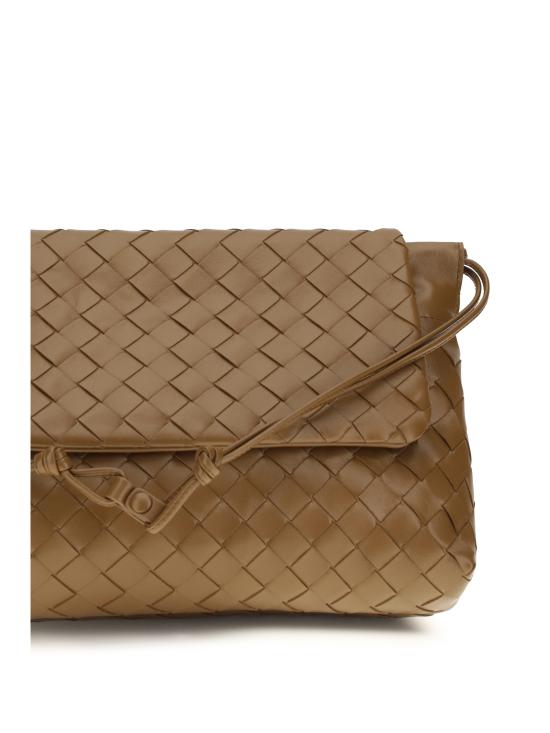 26FW 보테가베네타 더스트백 지오르노 857657V3IV09872 DARK CARAMEL 20 GOLD - BOTTEGA VENETA