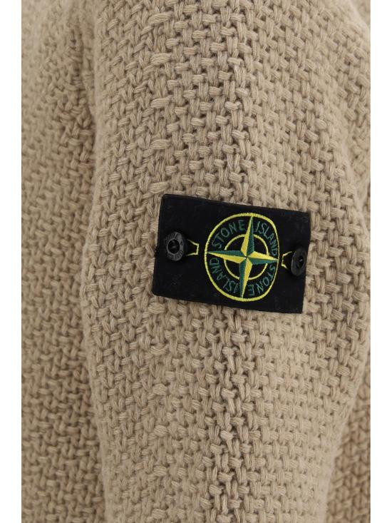 26FW 스톤 아일랜드 램스울 크루넥 니트 점퍼 L2S155100055S02A3V0M94 BISCUIT MELANGE - STONE ISLAND