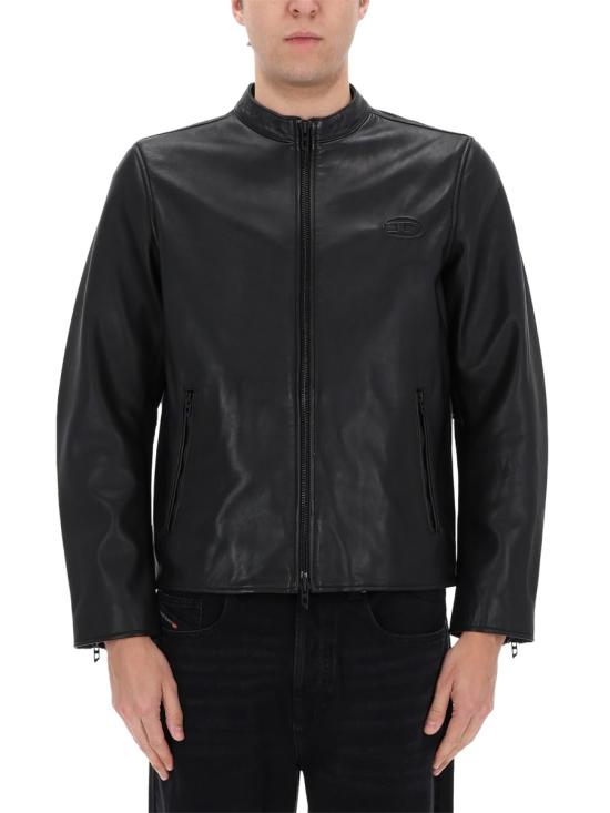 26FW 디젤 자켓 A18588 0AJIR 9XX BLACK DOM - DIESEL
