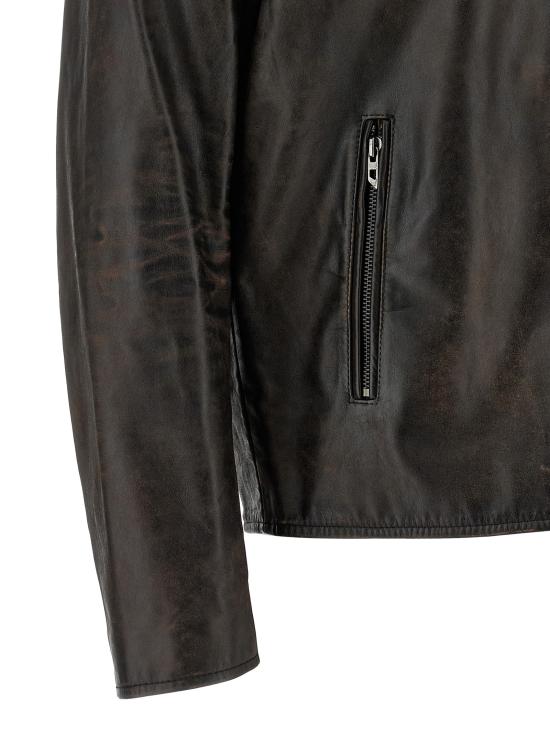26FW 디젤 L-AMAR 자켓 A20461 0BKBR 9XX BROWN DOM - DIESEL