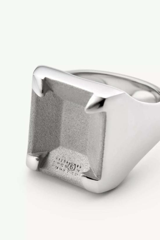 26FW 마르지엘라 언이그지스팅 스톤 반지 SM7UQ0129 P9386 712 METALLIC - MAISON MARGIELA