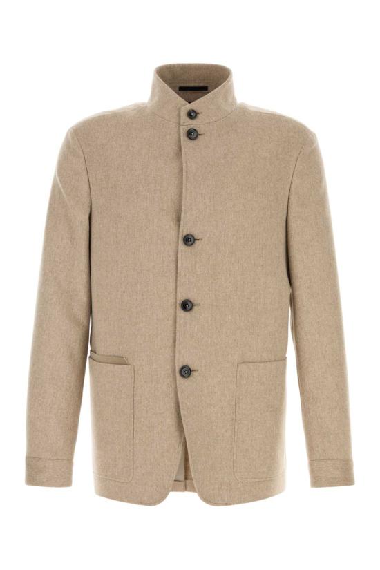 26FW 에르메네질도제냐 아우터 R469C84A41VHKQ0 7R Beige o Tan