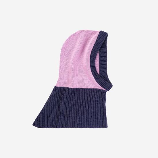  벌루프 액세서리 Verloop Colorblock 니트 후드 포피 마젠타 - VERLOOP