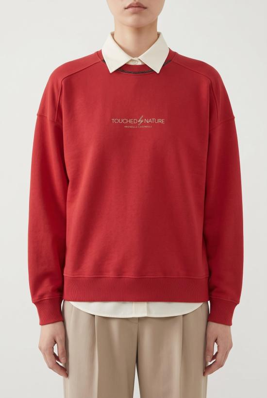  브루넬로 쿠치넬리 스웨터 i253257 RED