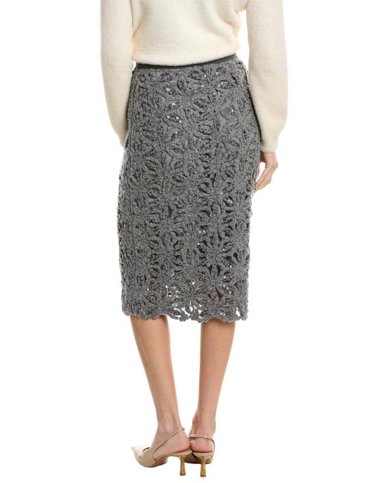  브루넬로 쿠치넬리 스커트 i106167 GRAY - BRUNELLO CUCINELLI