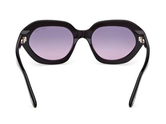 26SS 톰포드 선글라스 Ft1341 그라데이션 렌즈 반투명 아세테이트 오버사이즈 기하학적 - TOMFORD