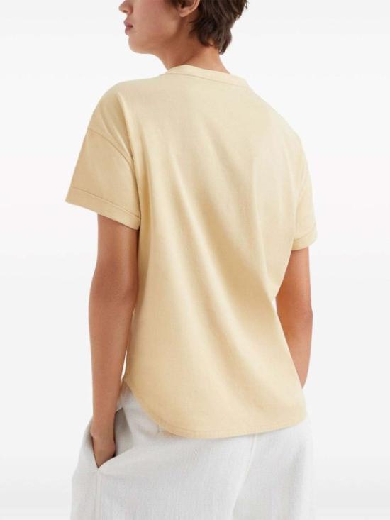  브루넬로 쿠치넬리 셔츠 i258292 YELLOW - BRUNELLO CUCINELLI