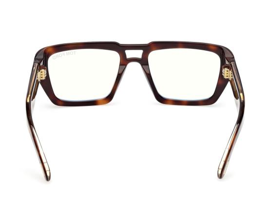 26SS 톰포드 선글라스 Ft6077-B 호피무늬 더블 브릿지 오버사이즈 스퀘어 안경 - TOMFORD