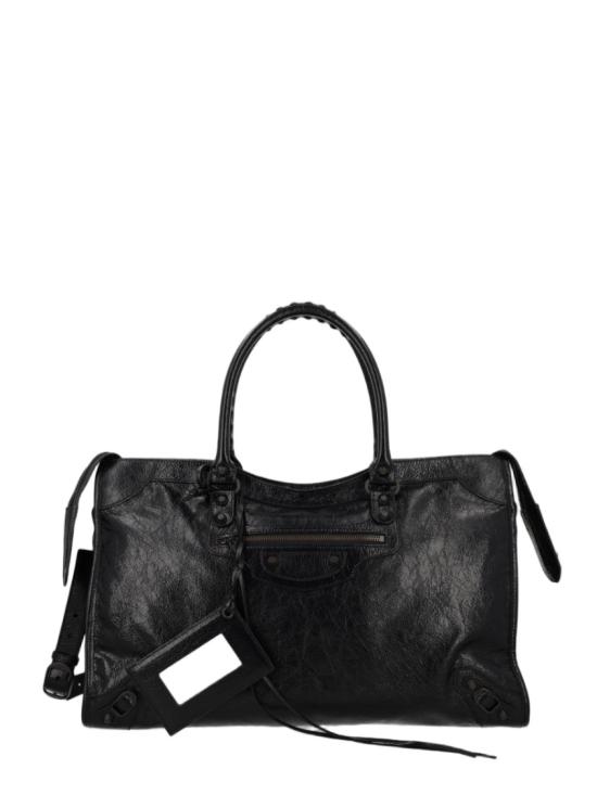 26FW 발렌시아가 르 시티 백 라지 865765 2ACFH1000 Black