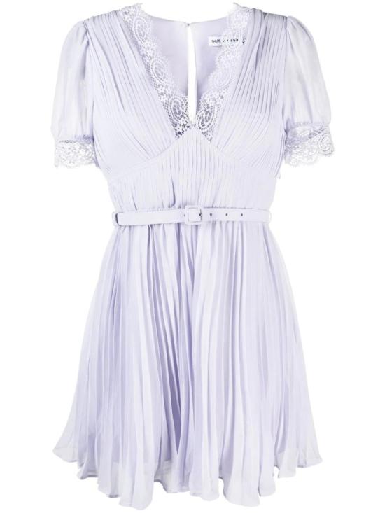  셀프 포트레이트 원피스 RS23 075S LILAC Purple
