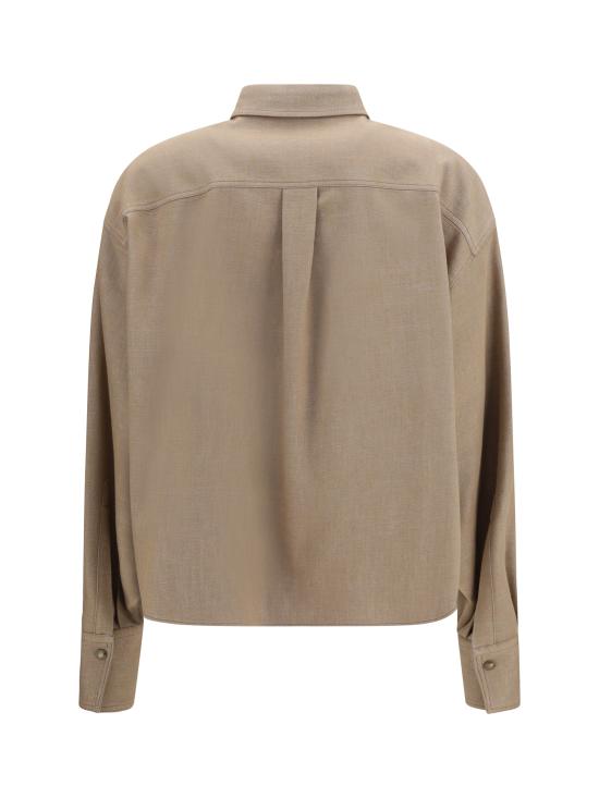 26FW 브루넬로 쿠치넬리 셔츠 MB148M1O26 C006 BEIGE - BRUNELLO CUCINELLI