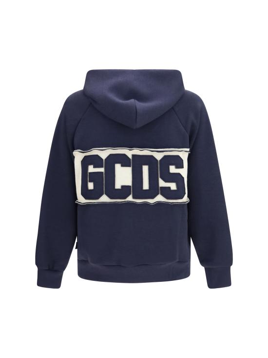 26FW 지씨디에스 후드 티셔츠 C2MWQF009K172 788U BLUE - GCDS