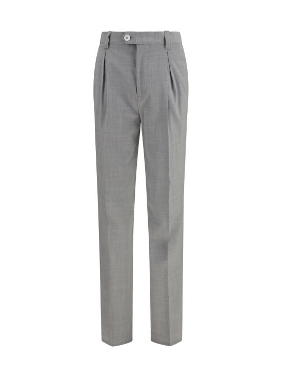 26FW 브루넬로 쿠치넬리 버진 울 다이내믹 캔버스 팬츠 MH2443030F C9100 GREY