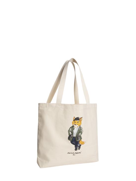 26FW 메종키츠네 토트백 MRUBT04WW9042 P700 ECRU - MAISON KITSUNE