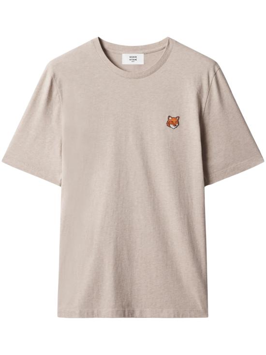 26FW 메종키츠네 폭스 헤드 레귤러 티셔츠 PM00107KJ7026 0604 BEIGE