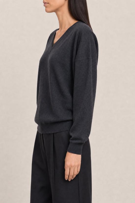  브루넬로 쿠치넬리 스웨터 i261482 BLACK - BRUNELLO CUCINELLI