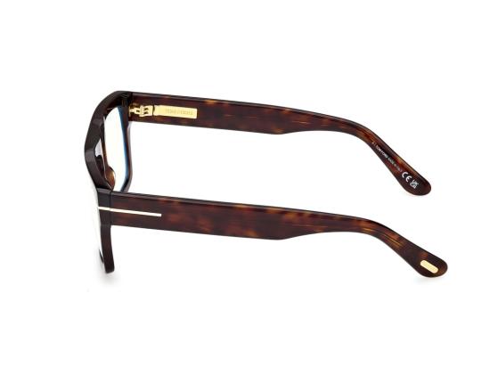 26SS 톰포드 선글라스 Ft6084-B 호피무늬 은색 디테일 오버사이즈 안경 - TOMFORD