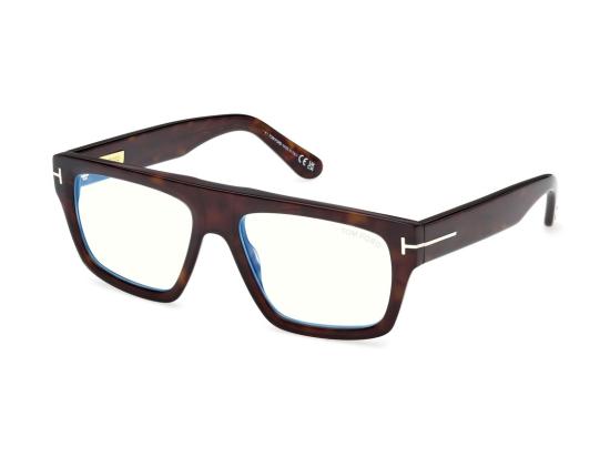 26SS 톰포드 선글라스 Ft6084-B 호피무늬 은색 디테일 오버사이즈 안경 - TOMFORD