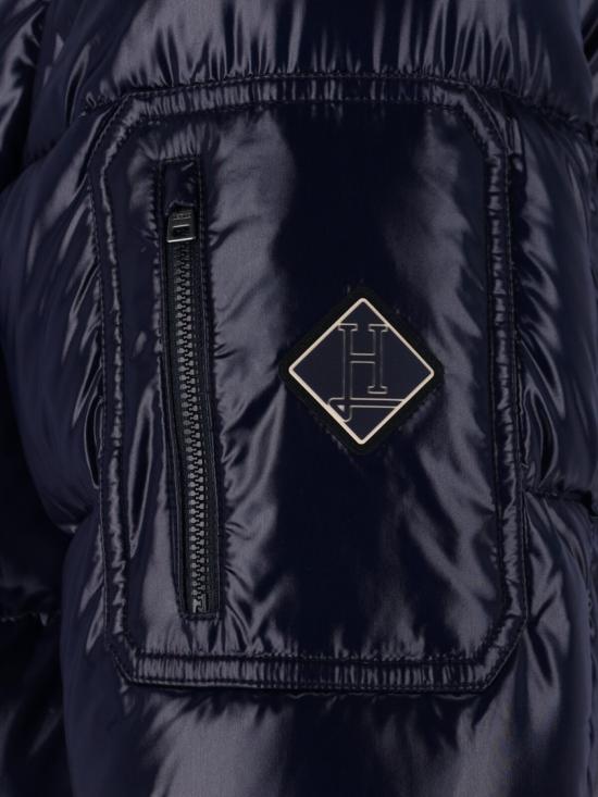 26FW 에르노 마야 후드 쇼트 다운 재킷 PI001416U 129739200 Blue - HERNO