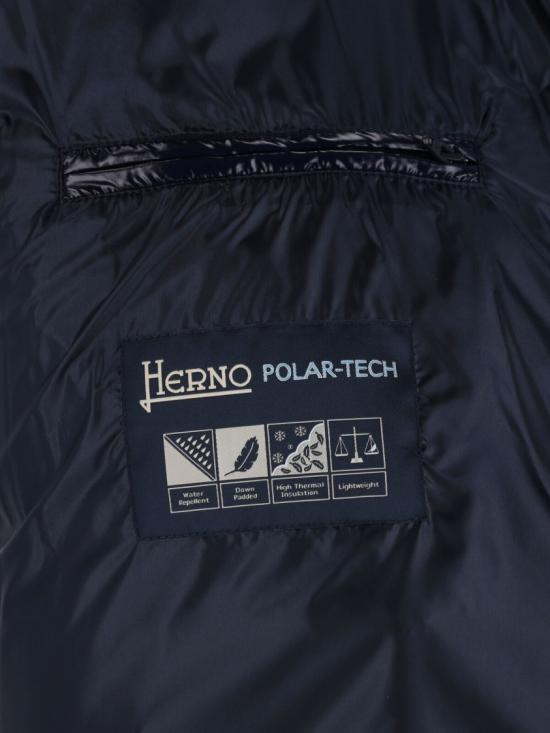 26FW 에르노 마야 후드 쇼트 다운 재킷 PI001416U 129739200 Blue - HERNO