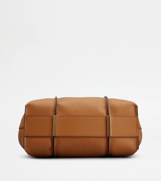 26FW 토즈 T 타임리스 미니 쇼핑백 XBWTSBA0300Q8ES410 Brown - TODS