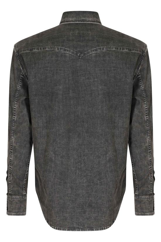 26FW 돈답 셔츠 UC343R DS0258U MY2 099 Black - DONDUP