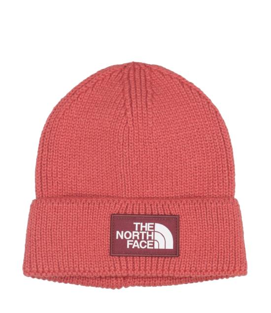 26FW 노스페이스 TNF 로고 박스 커프드 비니 NF0A8CHEEED1 MARS DUST SUMAC
