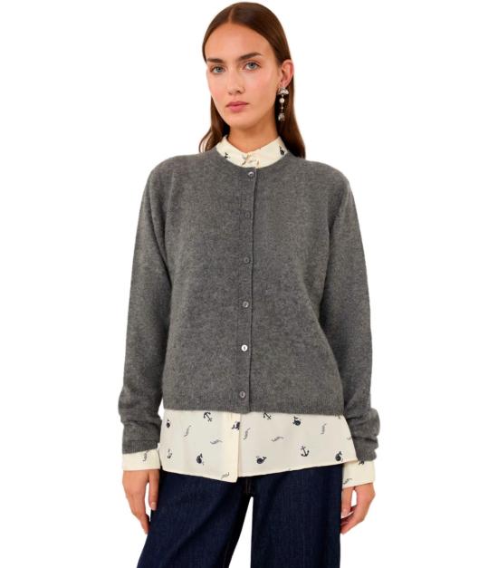 26FW 위켄드막스마라 가디건 2625346012600 003 S Grey - WEEKEND MAX MARA