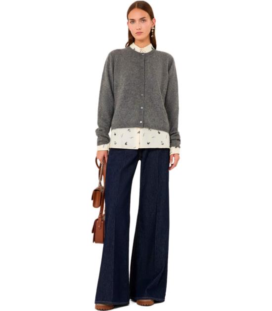 26FW 위켄드막스마라 가디건 2625346012600 003 S Grey - WEEKEND MAX MARA