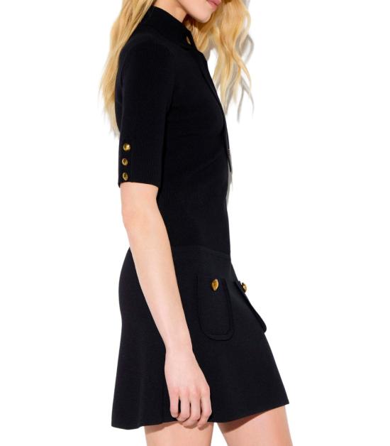 26FW 엘리자베타프랜치 숏 원피스 AM04S66E2 110 38 Black - ELISABETTA FRANCHI