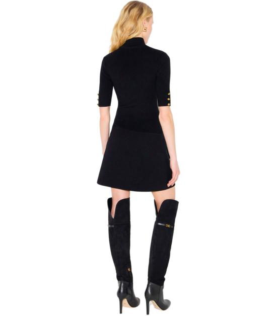 26FW 엘리자베타프랜치 숏 원피스 AM04S66E2 110 38 Black - ELISABETTA FRANCHI