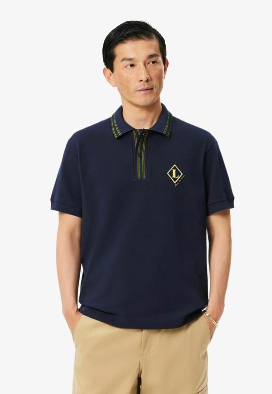 26FW 라코스테 폴로 티셔츠 PH8637MXQ Blue - LACOSTE