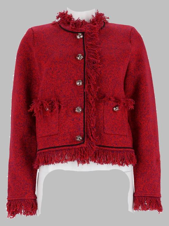 26FW 셀프 포트레이트 자켓 SC26 146JB R RED