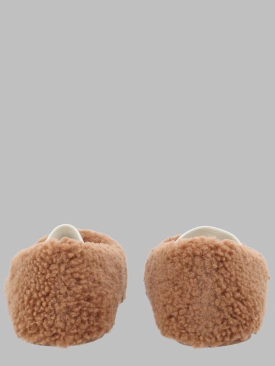 26FW 문부츠 시어링 퍼 발레리나 플랫슈즈 80D2400010 M008 BROWN - MOON BOOT