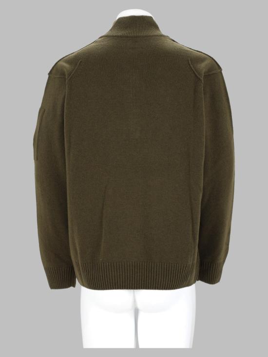 26FW 씨피 컴퍼니 집업 니트 21CMKN709A 110149A683 GREEN - C.P. COMPANY